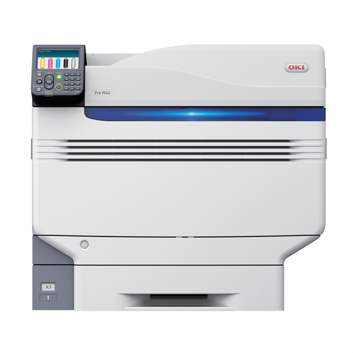 OKI Pro 9542 A3 Digitálna tlačiareň - CMYK + biela