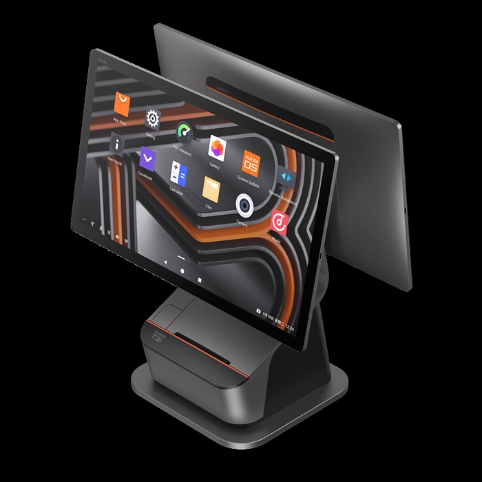 Sunmi T3 PRO Max - A13, 15.6", 6GB+128GB, Wifi, NFC, 80mm tlačiareň, EU & UK zástrčka