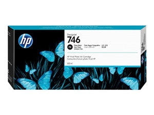 HP 746 300-ml Photometalická Black inkoustová kazeta DesignJet