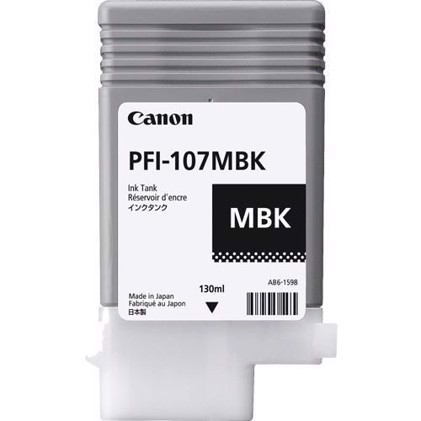 Canon Matt Black PFI-107MBK - 130 ml Ink Kartuša s črnilom