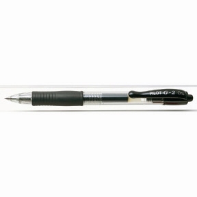 Pilot Gelpen s kliknutím G-2 0,5 čierny
