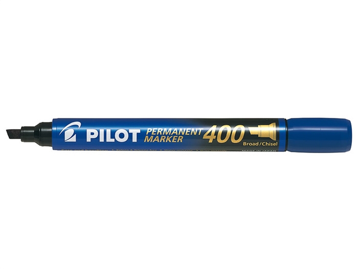 Pilot Marker Permanent 400 skrútená modrá