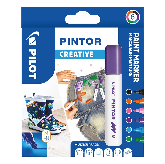 Pilot Marker Pintor Medium Creative 1,4 ass (6)

Pilot Marker Pintor stredný kreatívny 1,4 mm as (6)