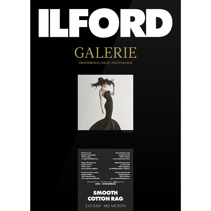 Ilford Smooth Cotton Rag for FineArt Album - 210mm x 335mm - 25 listy 
