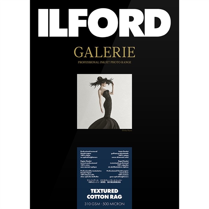 Ilford Textured Cotton Rag for FineArt Album - 330mm x 365mm - 25 listy 