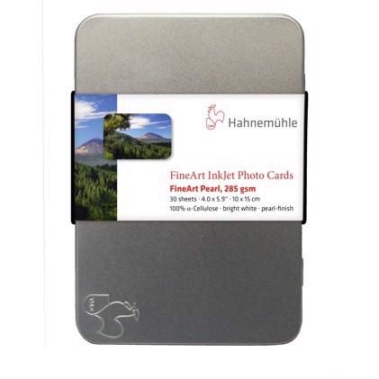 Hahnemühle FineArt Pearl Photo cards 285 g/m² - 10 x 15 cm - 30 listy 