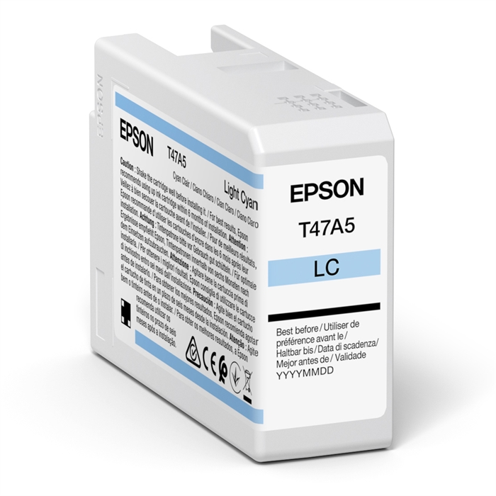 Epson ľahko azúrová 50 ml Ink Kartuša s črnilom T47A5 - Epson SureColor P900