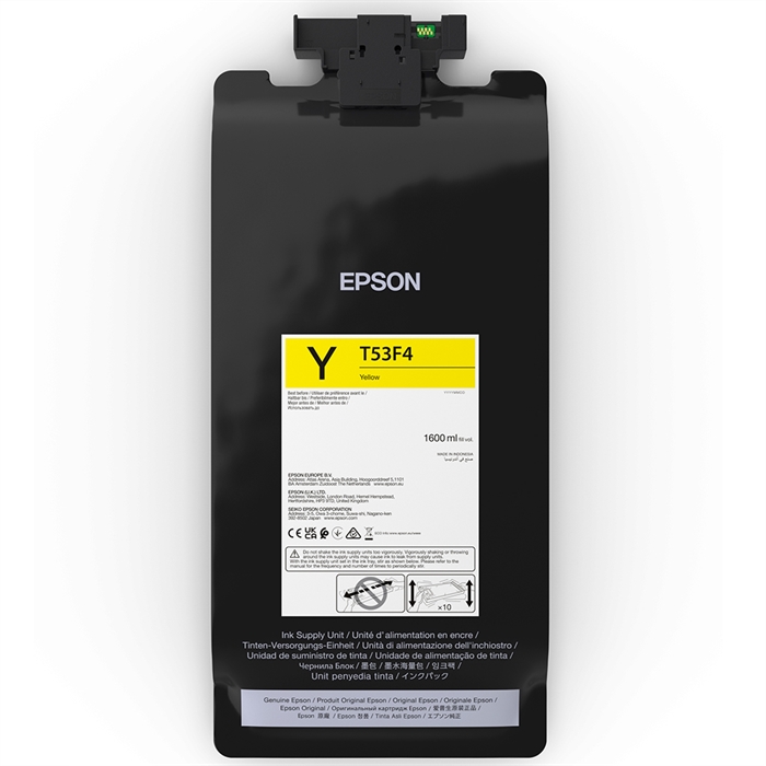 Epson kartuša s črnilom Yellow 1600 ml - T53F4