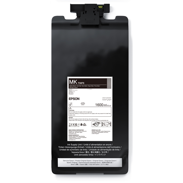 Epson Matt Black T56F8 - 1600 ml atramentové vrecko