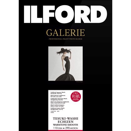 Ilford GALERIE Tesuki-Washi Echizen Warmtone  Smooth 110 - A3+, 10 listy 