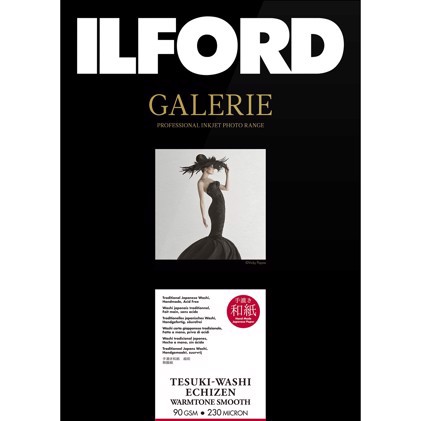 Ilford GALERIE Tesuki-Washi Echizen Warmtone Smooth 90 - A3+, 10 listy 