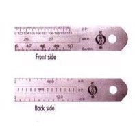 Typografický riadkový ukazovateľ s 6,8,10,12 bodov a rozdelenie v centimetroch / milimetroch 30 cm