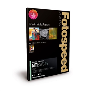 Fotospeed Natural Textured Bright White 315 g/m² - A2, 25 listy