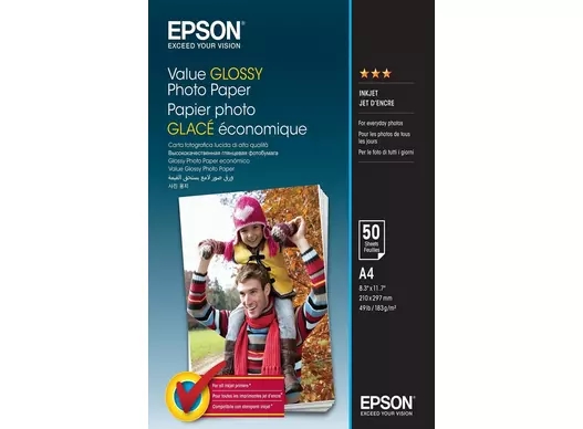 Epson Value lesklý fotopapier 183 g/m² - A4 - 50 listy