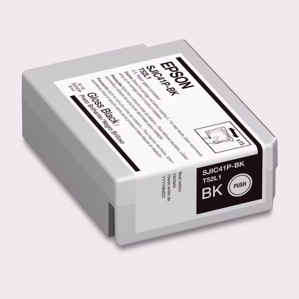 Epson Black Ink cartridge pre Epson C4000 (Pre lesklý tlač) - 50 ml (SJIC42P-BK)