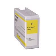 Epson Yellow Ink cartridge pre Epson C6000 a C6500 - 80 ml.