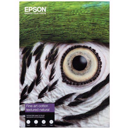Epson Fine Art Cotton Textured Natural 300 g/m2 - A3+ 25 listy 