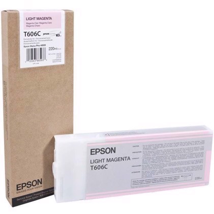 Epson Light magenta 220 ml atramentová náplň T606C - Epson Pro 4800