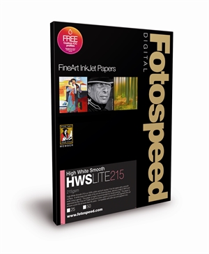 Fotospeed High White Smooth LITE 215 g/m² - A2, 25 listy