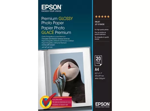 Epson prémiový lesklý fotopapier 255 g/m² - A4 - 20 listy