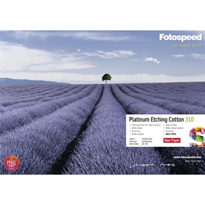 Fotospeed Platinum Etching Cotton 310 g/m² - 24" x 15 metrov