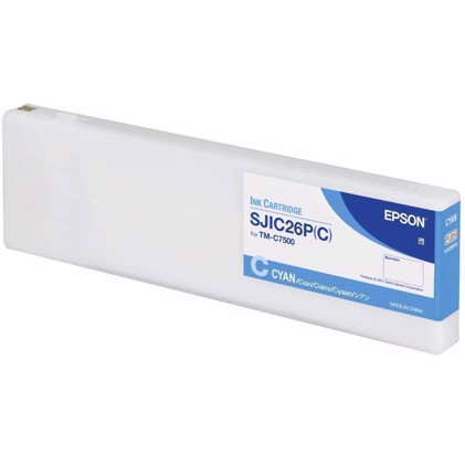 Epson Cyan Ink cartridge pre Epson ColorWorks C7500 - Matná.