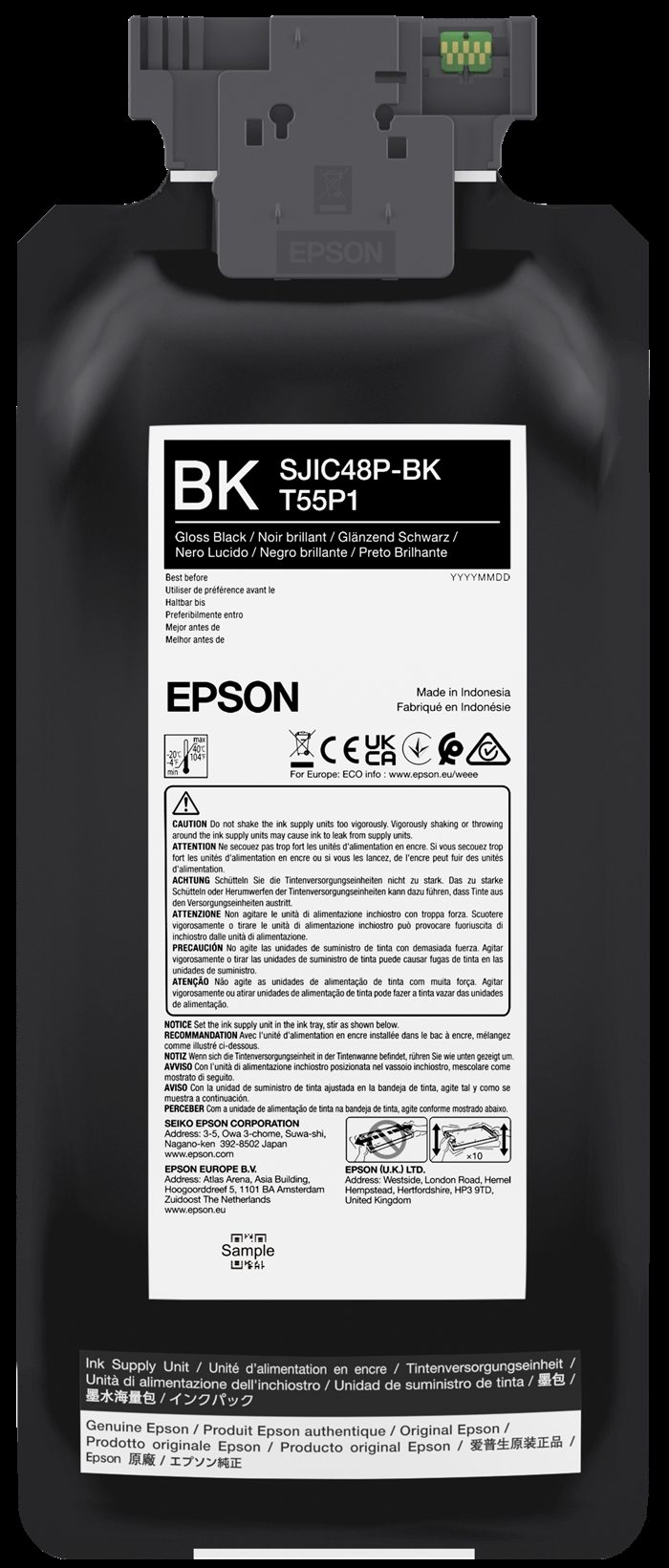 Epson Black Ink cartridge pre Epson ColorWorks C8000