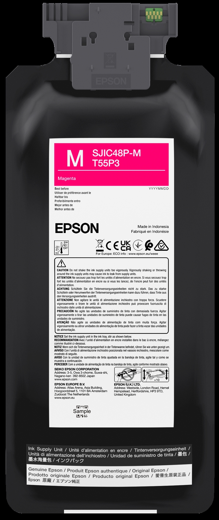 Epson magenta Ink cartridge pre Epson ColorWorks C8000
